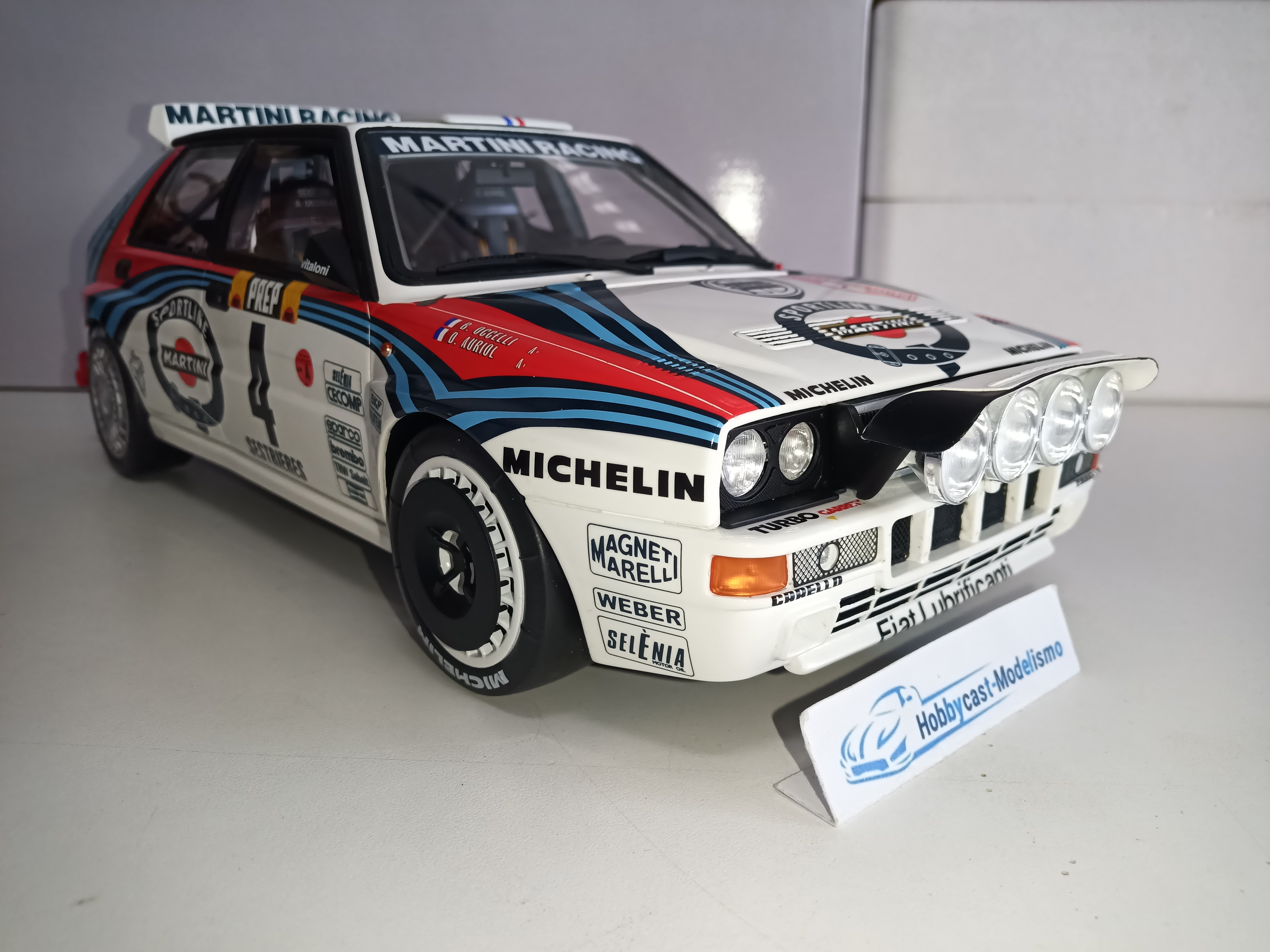 1/12 LANCIA DELTA HF INTEGRALE GR.A MARTINI RACING #4 RALLY MONTE CARLO 1992 G097 OTTO-MOBILE 1:12 LIMITED EDITION 2000 Pcs - Imagen 13