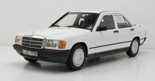 Mercedes Benz 190E W201 WHITE 1982 183820 NOREV 1:18