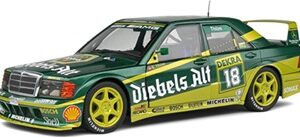 MERCEDES BENZ 190 EVO II 2.5 16V EVOLUTION DTM 1992 THIIM #18 GOLD/GREEN Solido S1801009 1:18