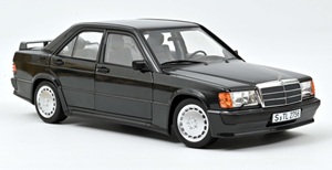 Mercedes Benz 190E 2.3 16v W201 BLACK METALLIC 1984 183830 NOREV 1:18