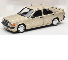 Mercedes Benz 190E 2.3 16V 1984 W201 SMOKE SILVER METALLIC 1984 183831 NOREV 1:18