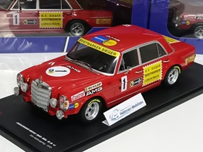MERCEDES BENZ 300 SEL 6.3 AMG Red Sau AMG 24h Nürburgring #1 Heyer 1971 W18030002 1:18 WERK83