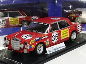 Mercedes Benz AMG 300 SEL 6.8 "Rote Sau" #35 24h 2º Puesto en Spa Heyer/Schickentanz  1971 W18030001 1:18 WERK83