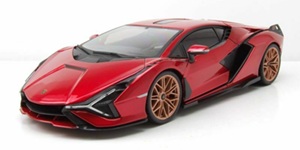 LAMBORGHINI SIAN FKP 37 RED METALLIC 1:18 Burago BU11046R