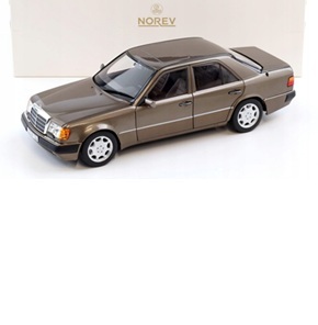 MERCEDES BENZ E 500 W124 MARRON METALLIC 1990 1:18 NOREV 183954