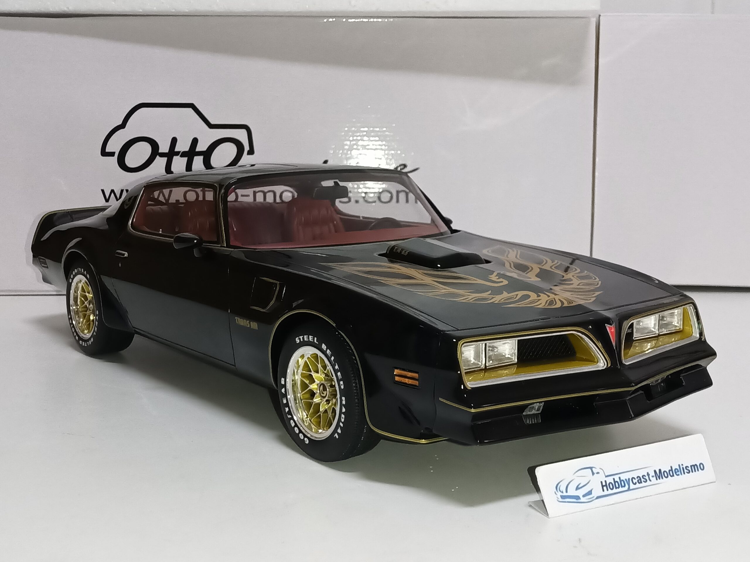 1/12 PONTIAC FIREBIRD TRANS Am 1977 OTTO-MOBILE 1:12 G098 LIMITED EDITION 2000 Pcs - Imagen 15