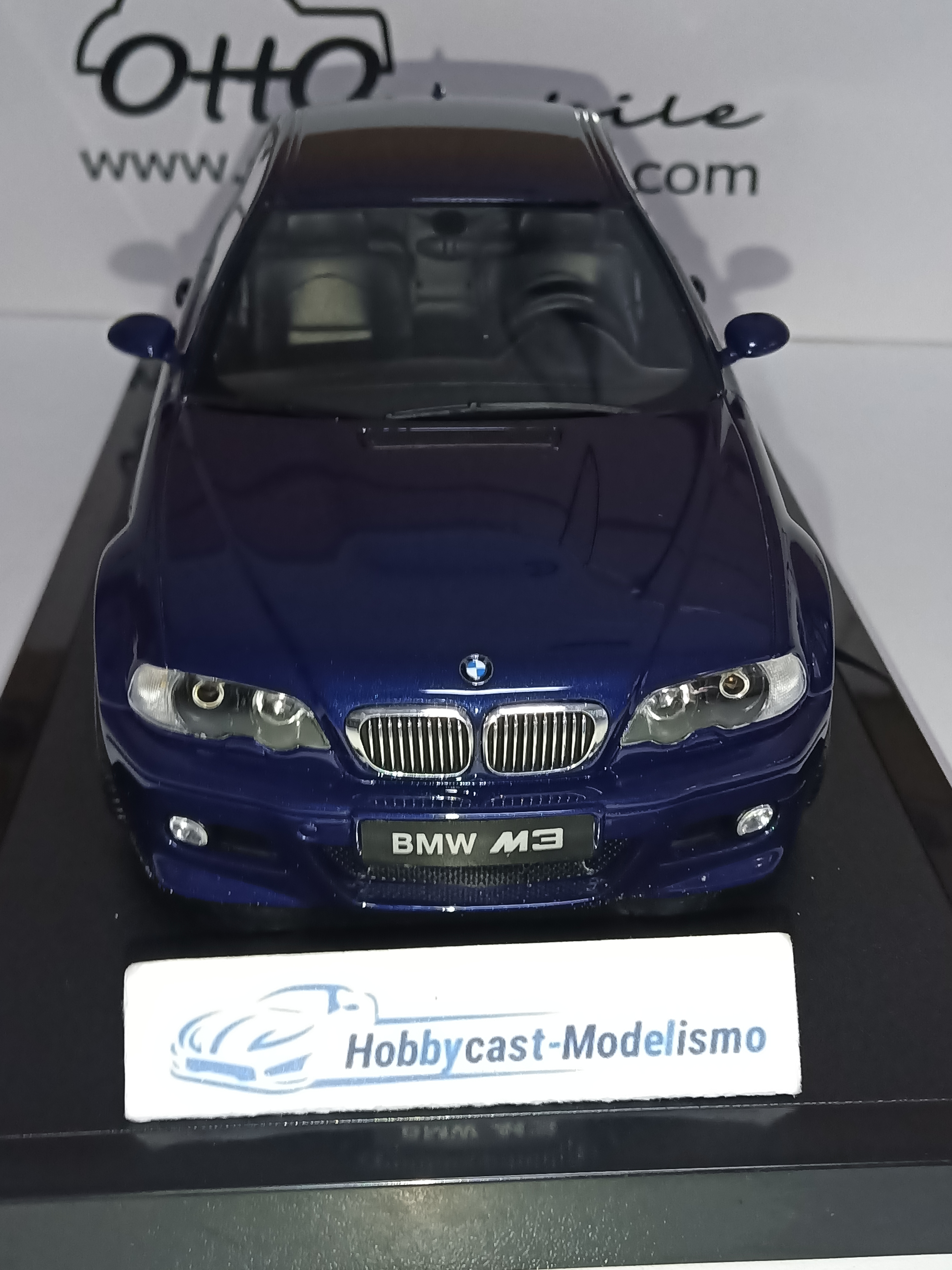 BMW M3 E46 COUPE CS OT1260 AZUL MARINO METALIZADO OTTO MOBILE 1:18 Limited Edition 2500 Pcs - Imagen 2