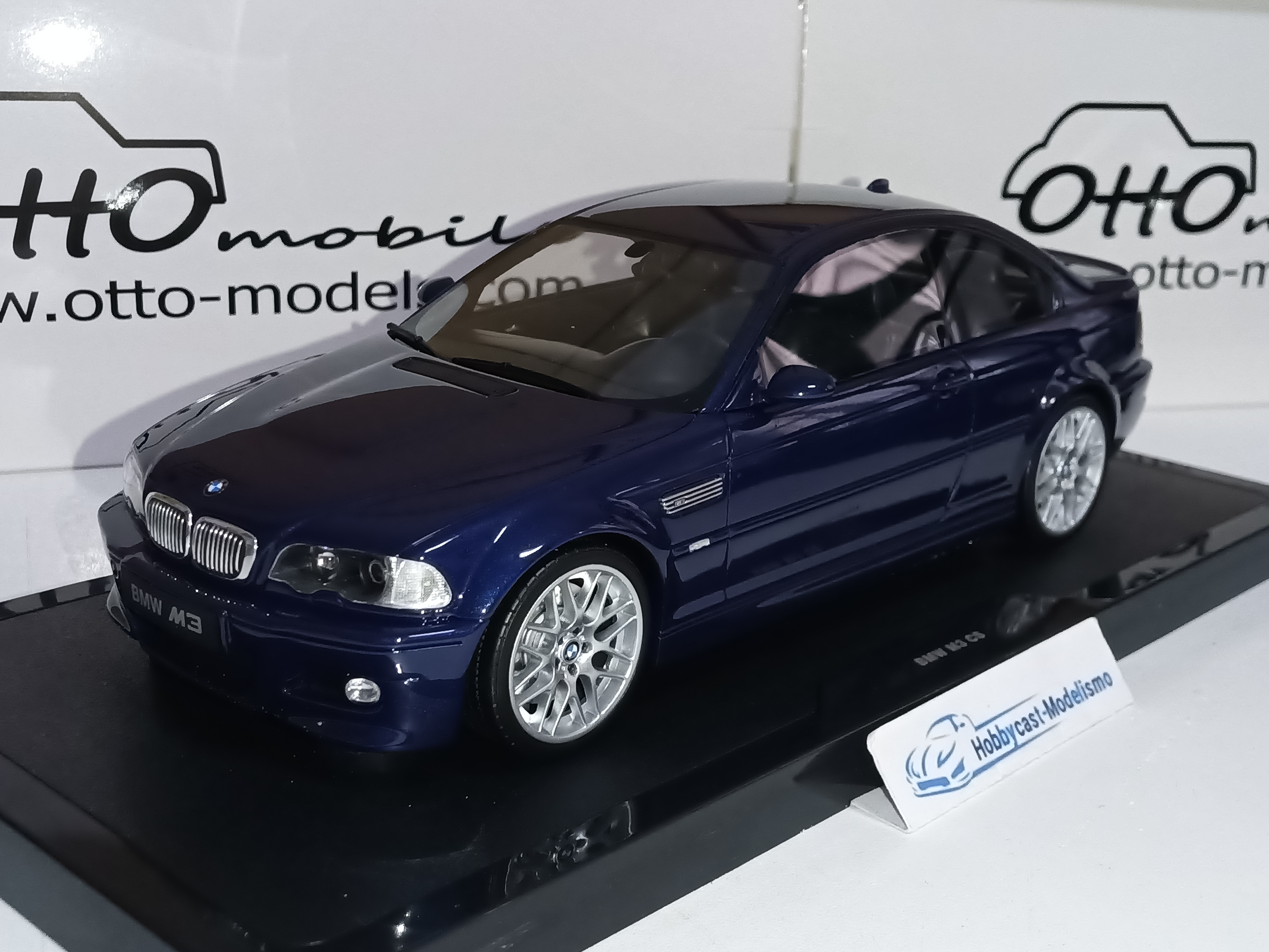 BMW M3 E46 COUPE CS OT1260 AZUL MARINO METALIZADO OTTO MOBILE 1:18 Limited Edition 2500 Pcs - Imagen 3