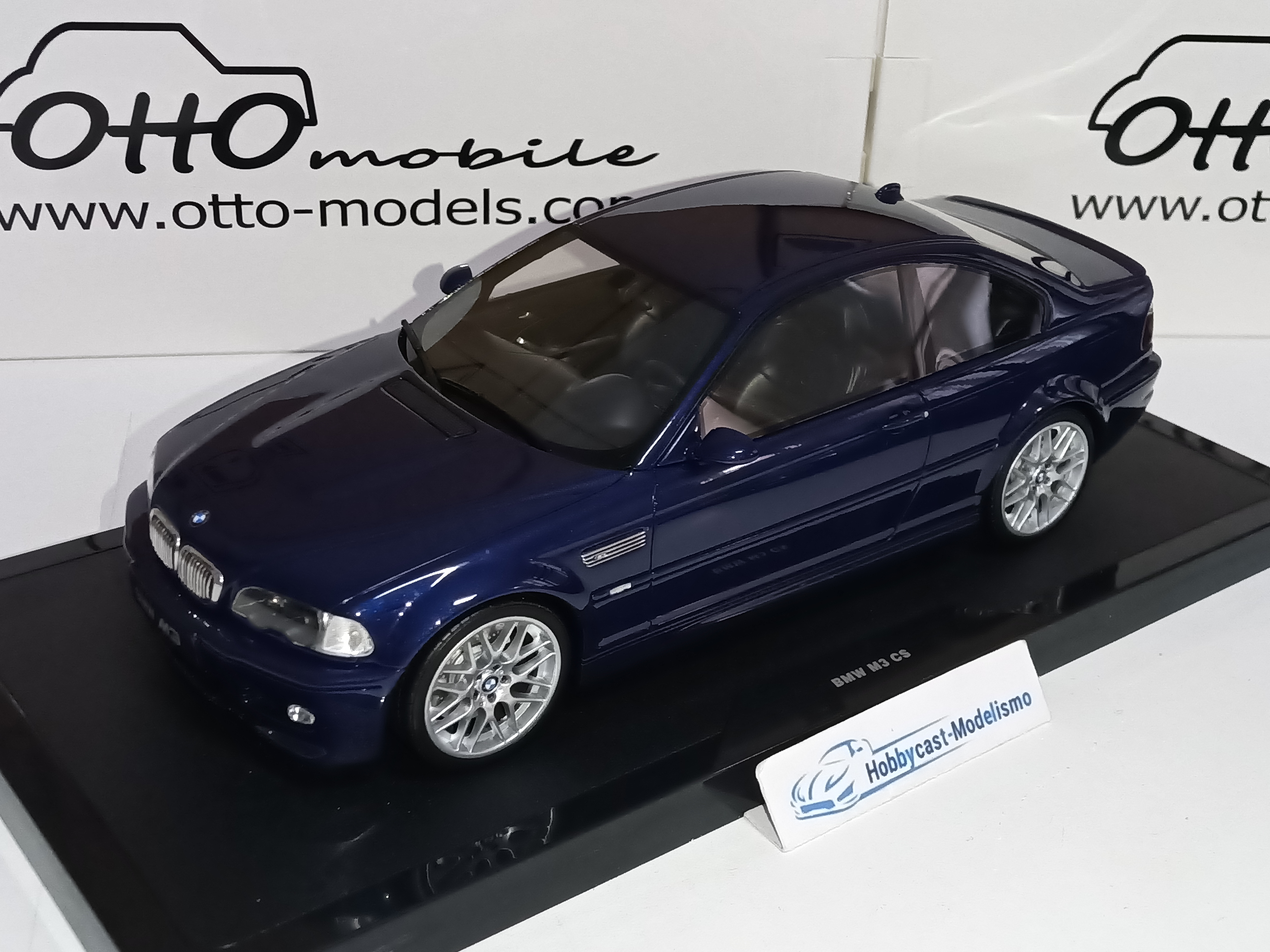 BMW M3 E46 COUPE CS OT1260 AZUL MARINO METALIZADO OTTO MOBILE 1:18 Limited Edition 2500 Pcs - Imagen 5