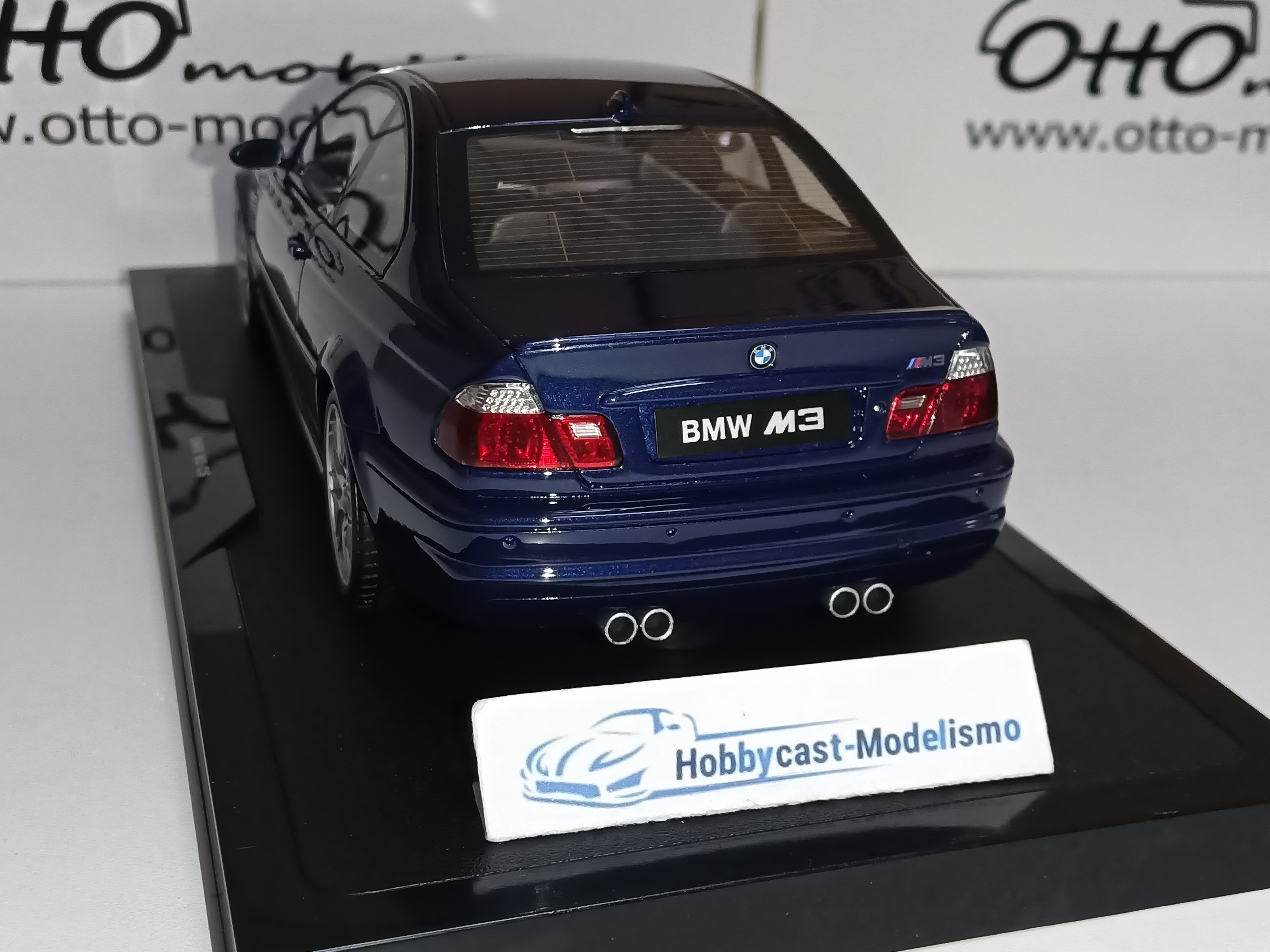 BMW M3 E46 COUPE CS OT1260 AZUL MARINO METALIZADO OTTO MOBILE 1:18 Limited Edition 2500 Pcs - Imagen 4