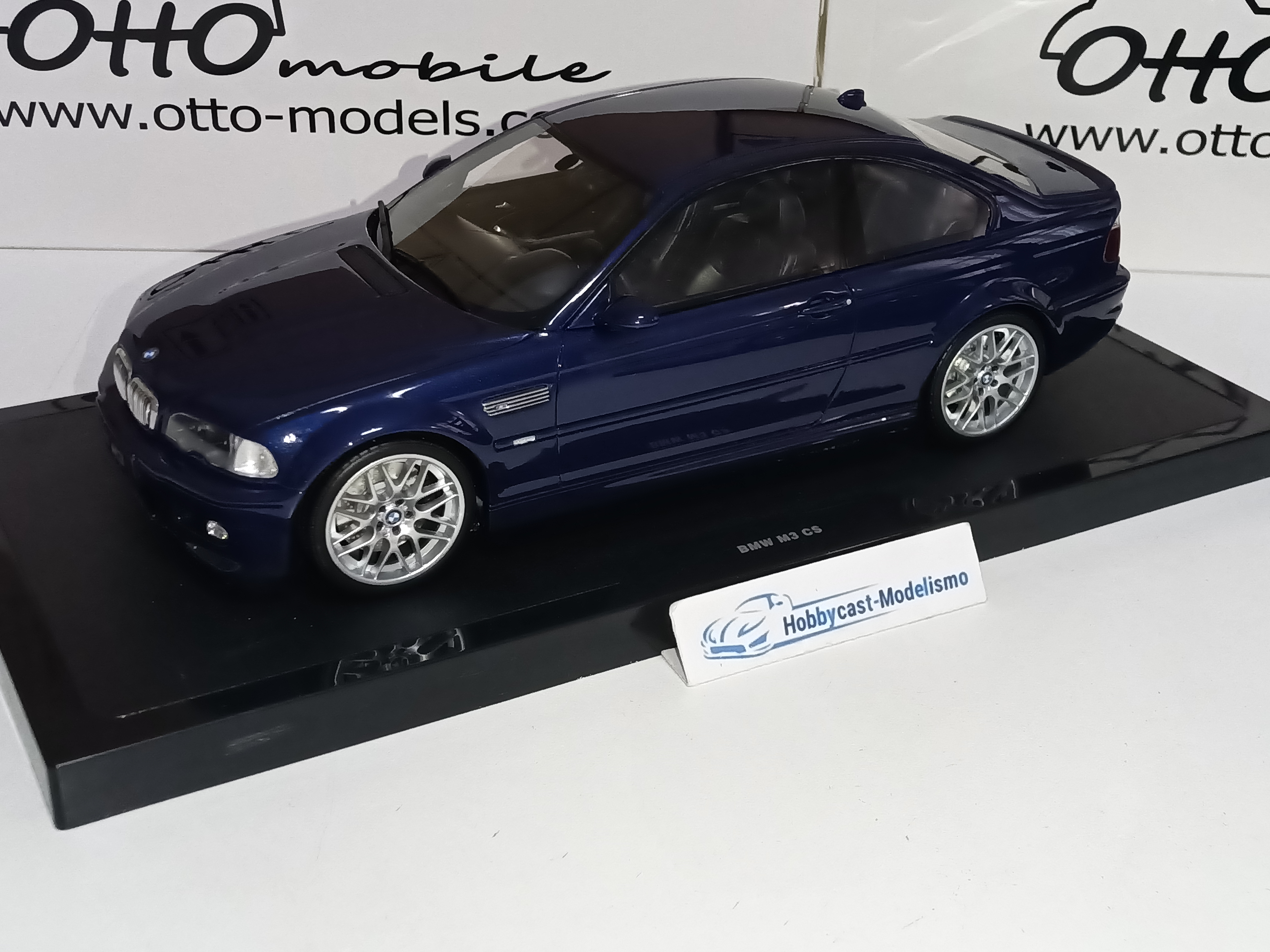 BMW M3 E46 COUPE CS OT1260 AZUL MARINO METALIZADO OTTO MOBILE 1:18 Limited Edition 2500 Pcs - Imagen 7