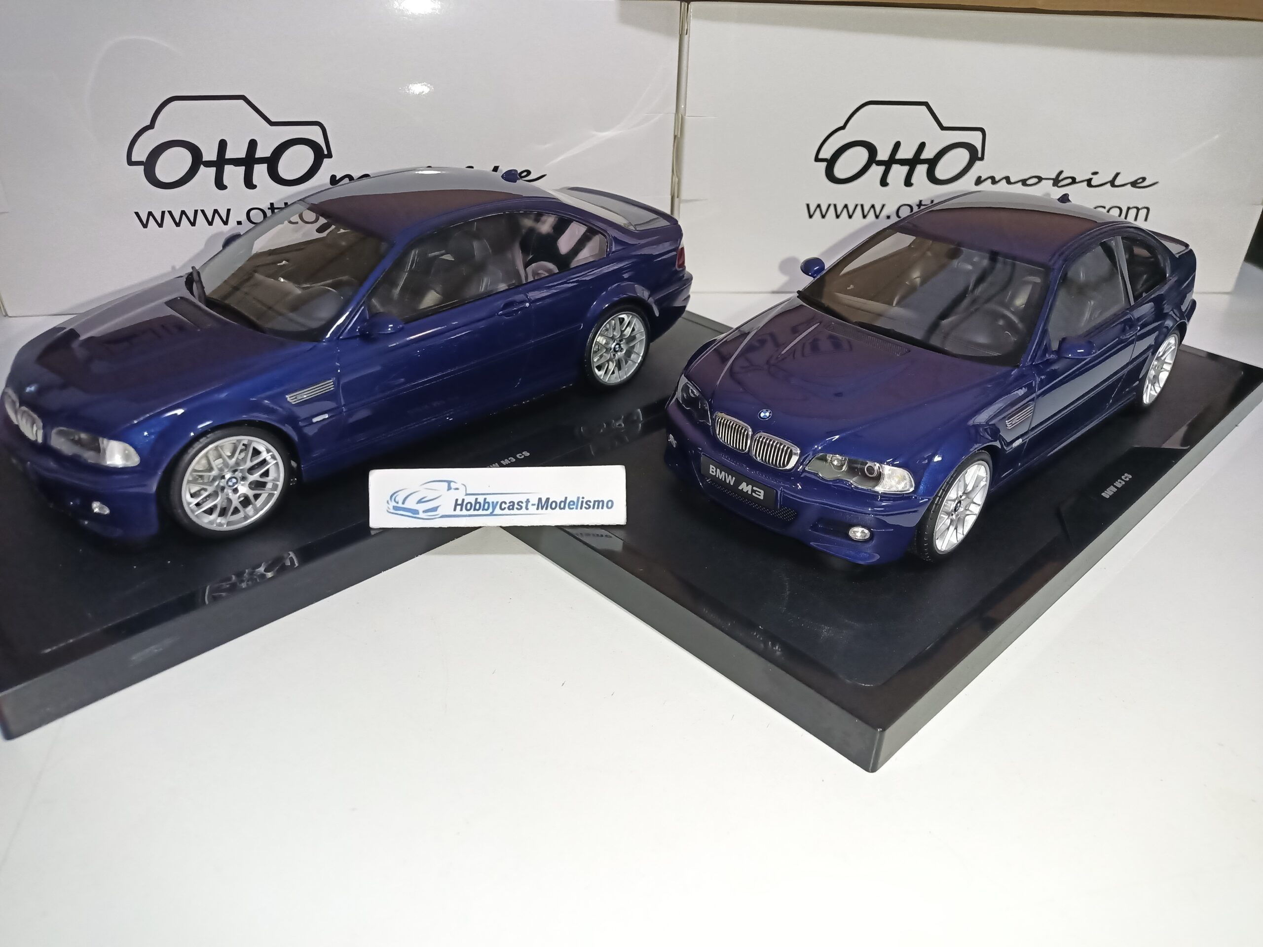 BMW M3 E46 COUPE CS OT1260 AZUL MARINO METALIZADO OTTO MOBILE 1:18 Limited Edition 2500 Pcs - Imagen 8
