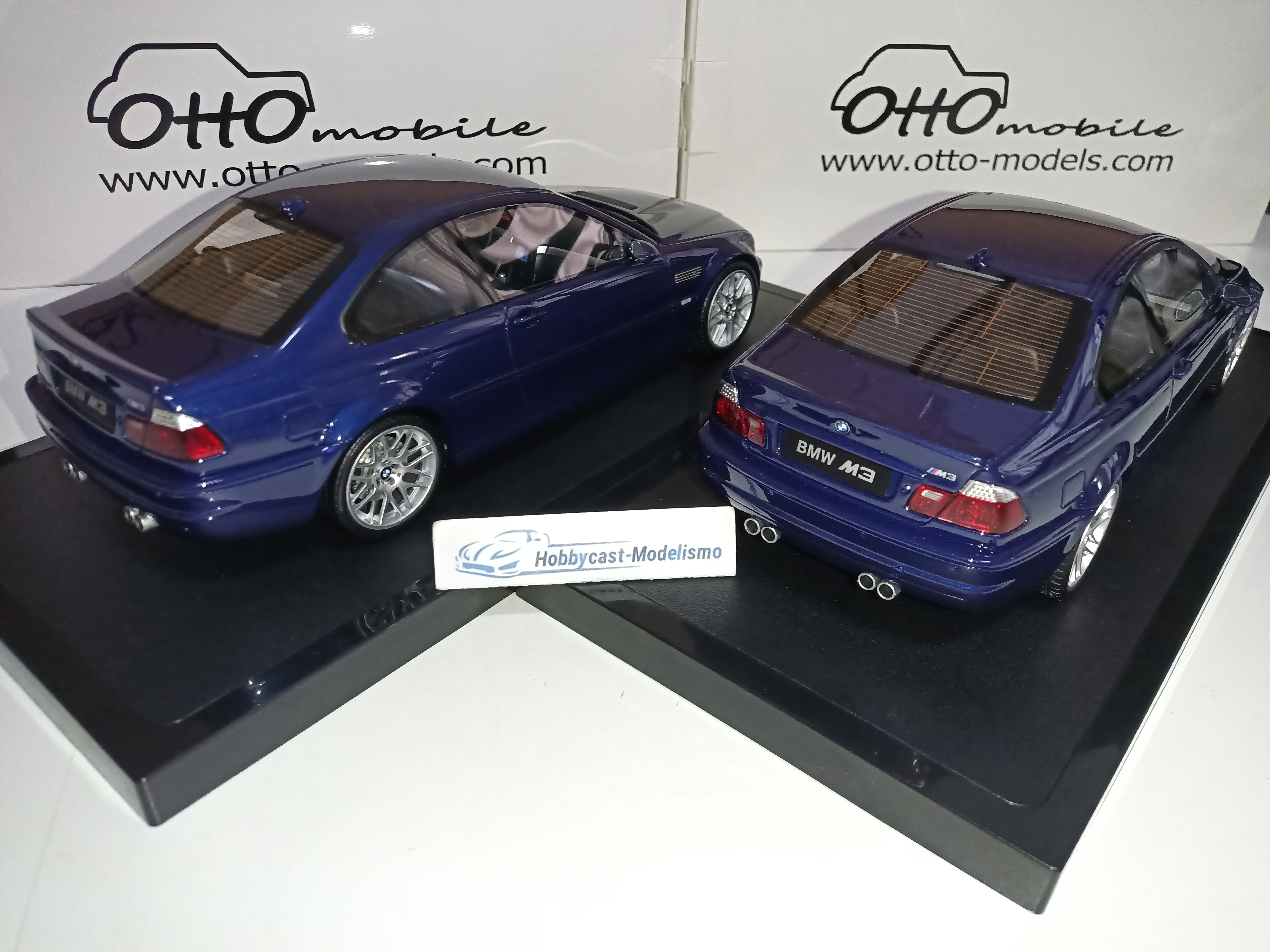 BMW M3 E46 COUPE CS OT1260 AZUL MARINO METALIZADO OTTO MOBILE 1:18 Limited Edition 2500 Pcs - Imagen 9