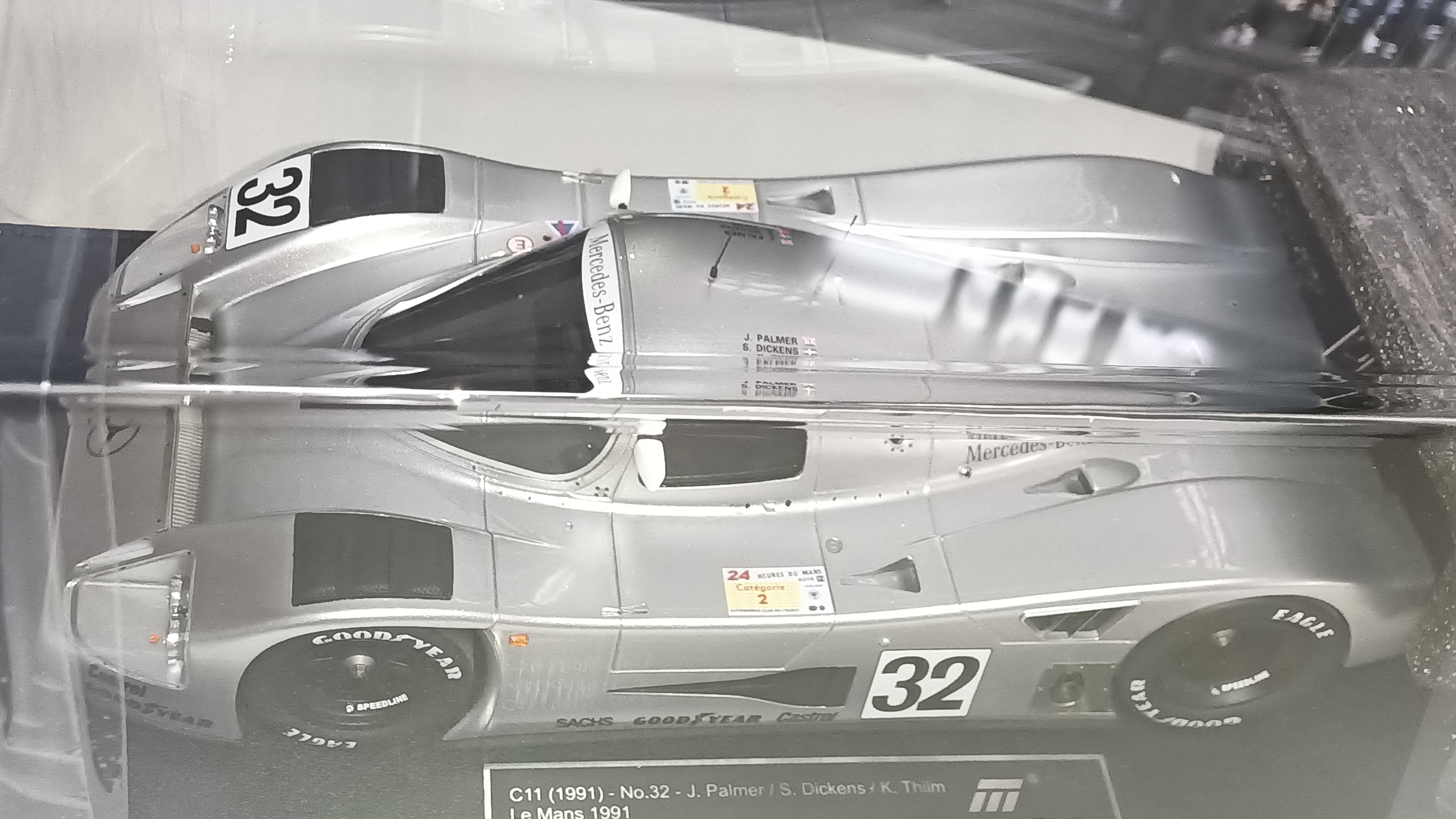 Mercedes Benz C11 C291 Team Sauber #32 J. Palmer / S. Dickens / K. Thii 24h Le Mans 1991 TOP MARQUES TOP150C LIMITED EDITION 500 PCS 1:18 - Imagen 8