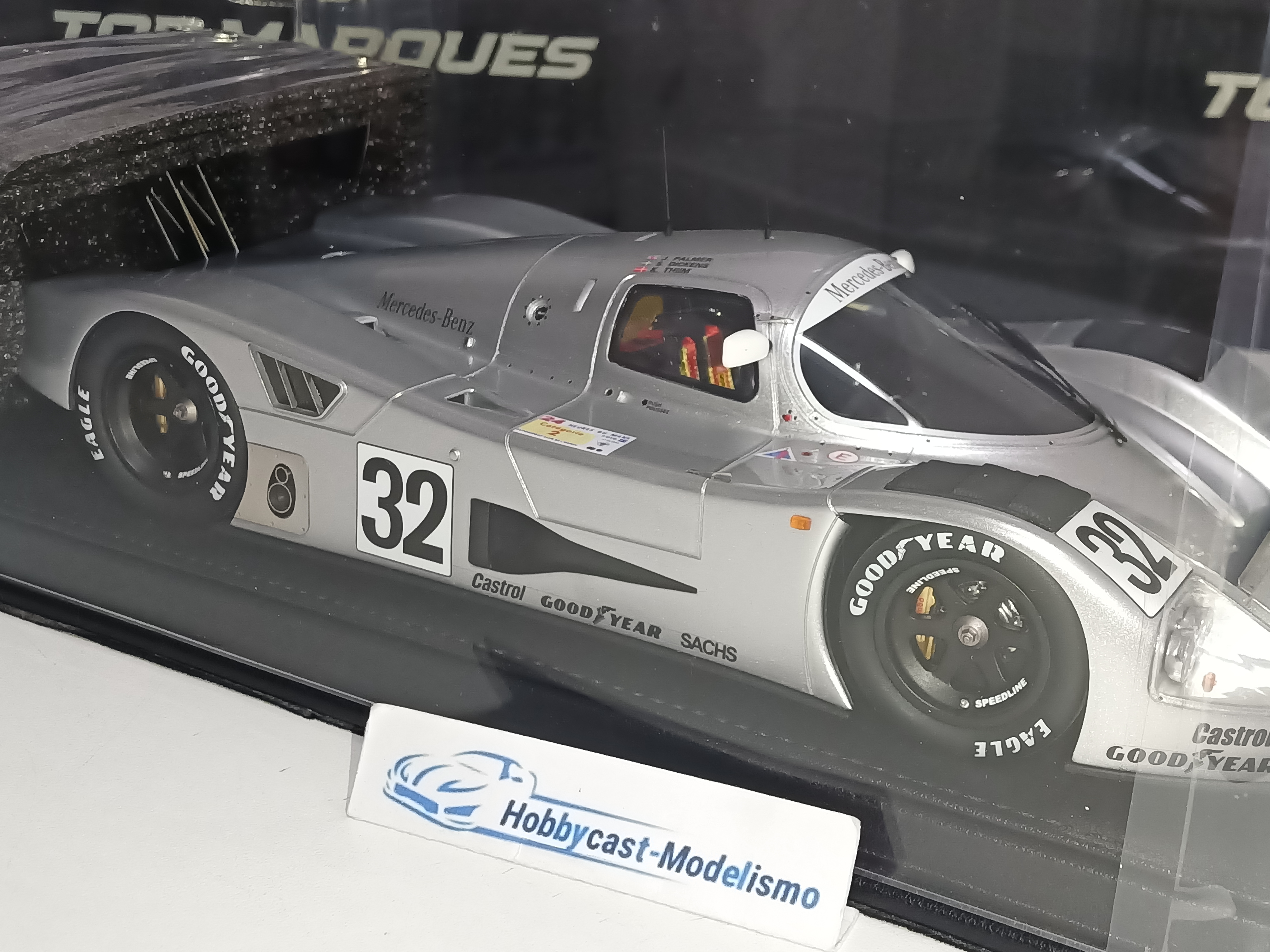 Mercedes Benz C11 C291 Team Sauber #32 J. Palmer / S. Dickens / K. Thii 24h Le Mans 1991 TOP MARQUES TOP150C LIMITED EDITION 500 PCS 1:18 - Imagen 6
