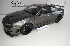 1/12 Nissan Skyline GT-R (NISMO BNR34 CRS Versión) Gun Metal 2005 G103 OTTO-MOBILE 1:12 LIMITED EDITION 999 PCS