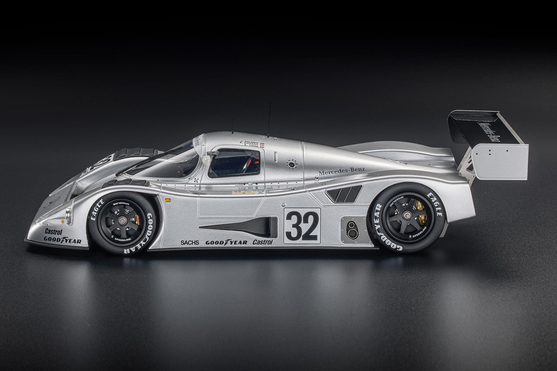 Mercedes Benz C11 C291 Team Sauber #32 J. Palmer / S. Dickens / K. Thii 24h Le Mans 1991 TOP MARQUES TOP150C LIMITED EDITION 500 PCS 1:18 - Imagen 4