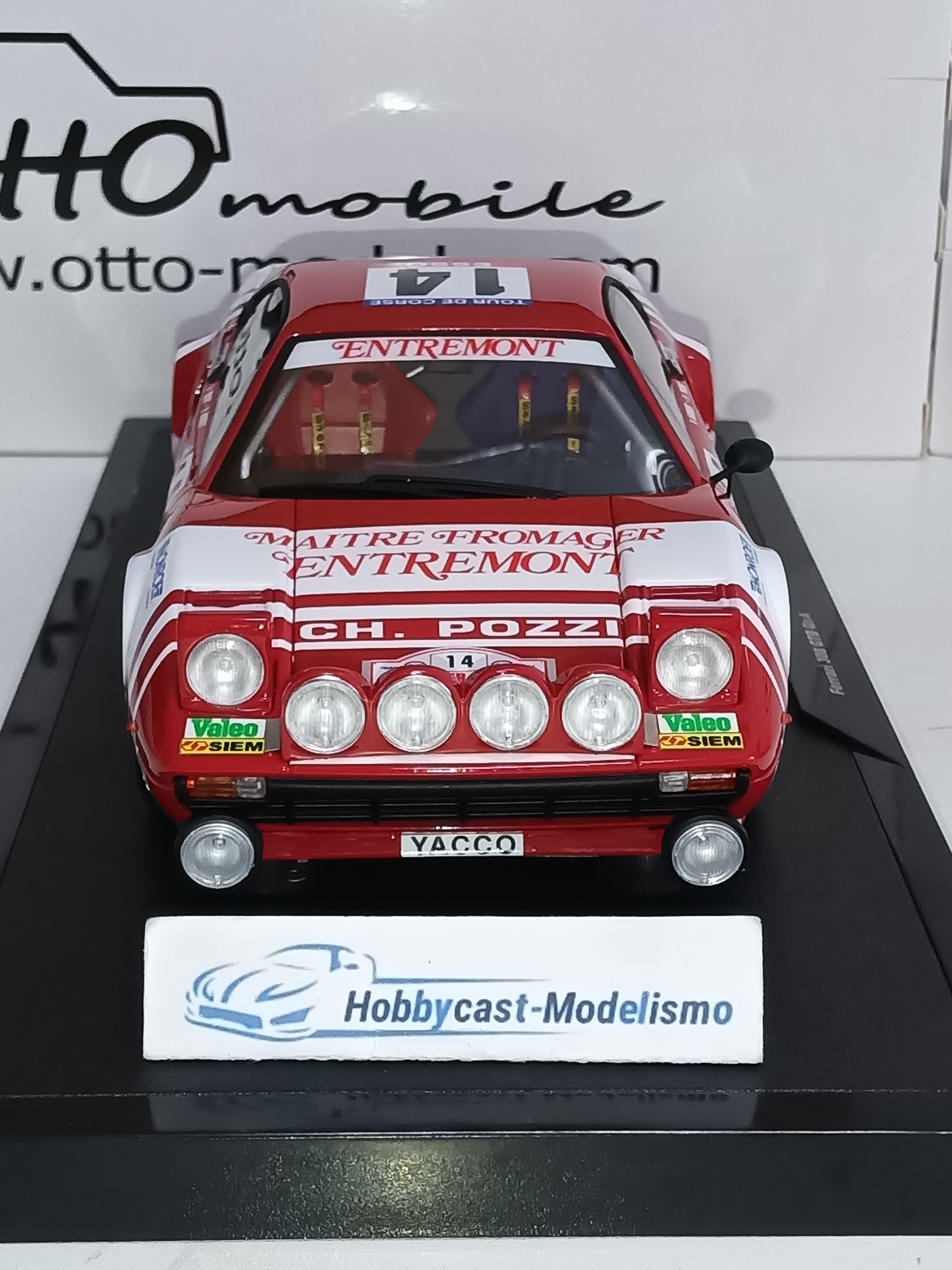 Ferrari 308 GTB Gr.4 Tour de Corse 1981 OT1217 OTTO MOBILE 1:18 Limited Edition 999 pcs - Imagen 2