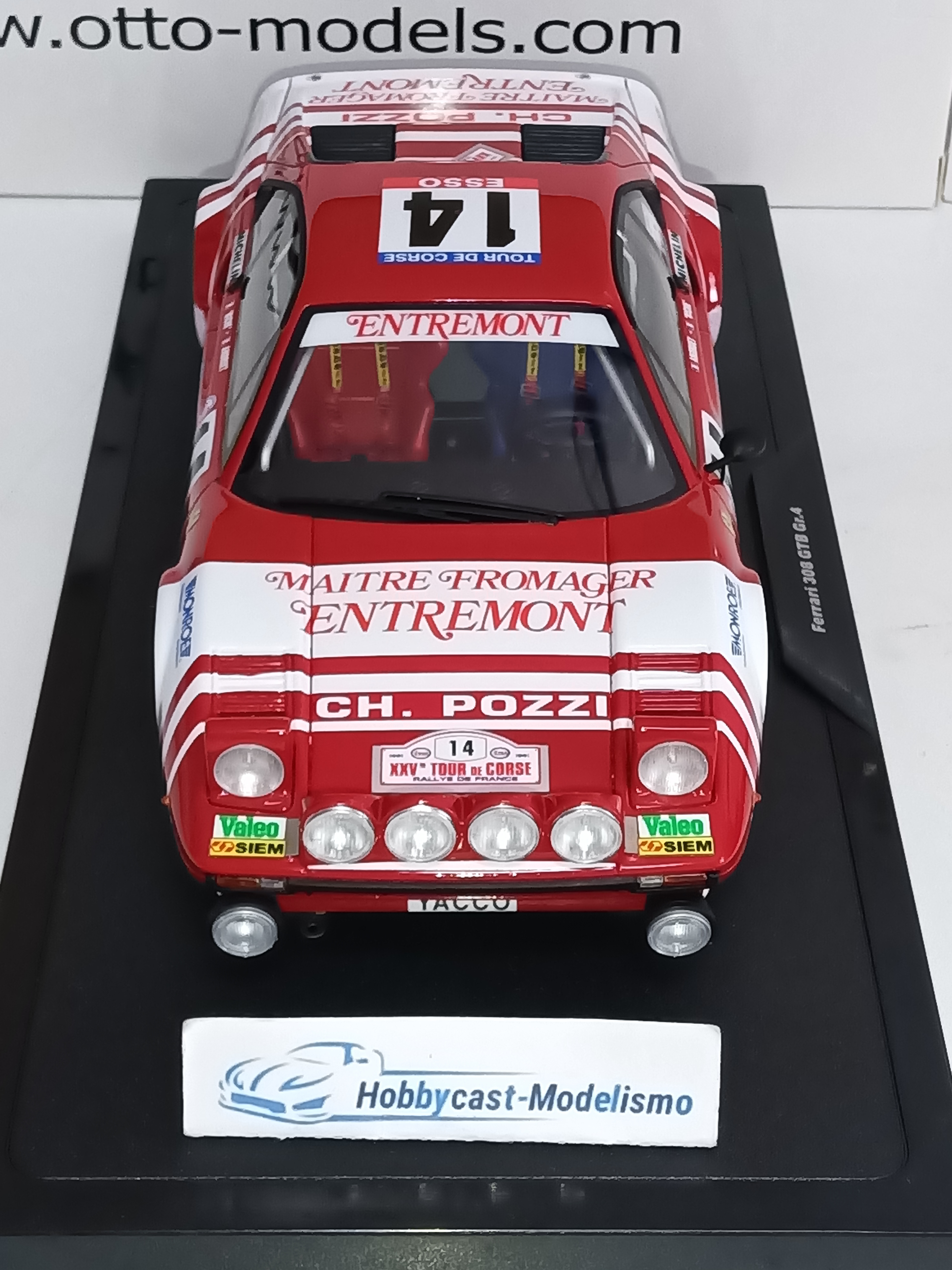 Ferrari 308 GTB Gr.4 Tour de Corse 1981 OT1217 OTTO MOBILE 1:18 Limited Edition 999 pcs - Imagen 4
