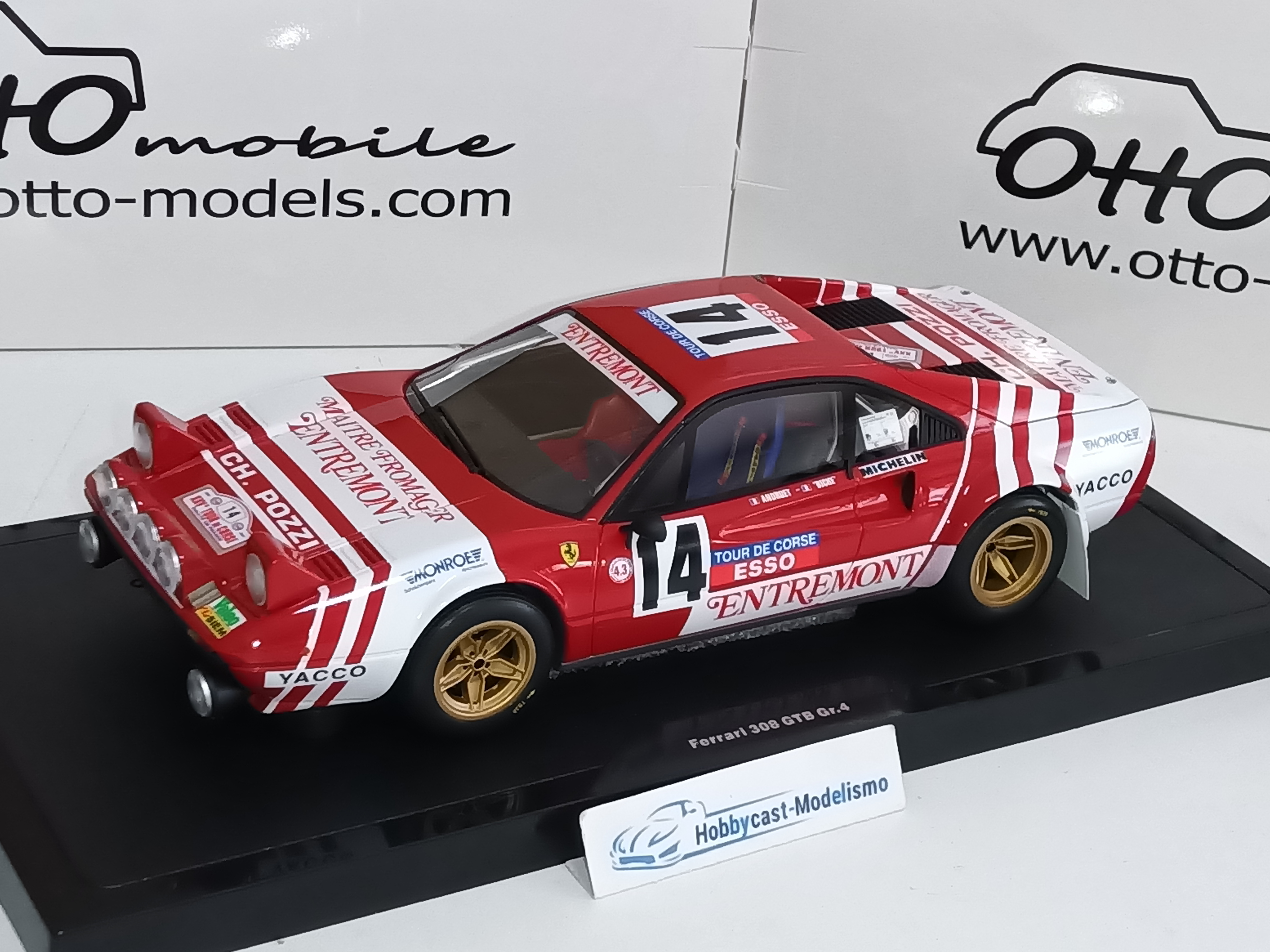 Ferrari 308 GTB Gr.4 Tour de Corse 1981 OT1217 OTTO MOBILE 1:18 Limited Edition 999 pcs - Imagen 3