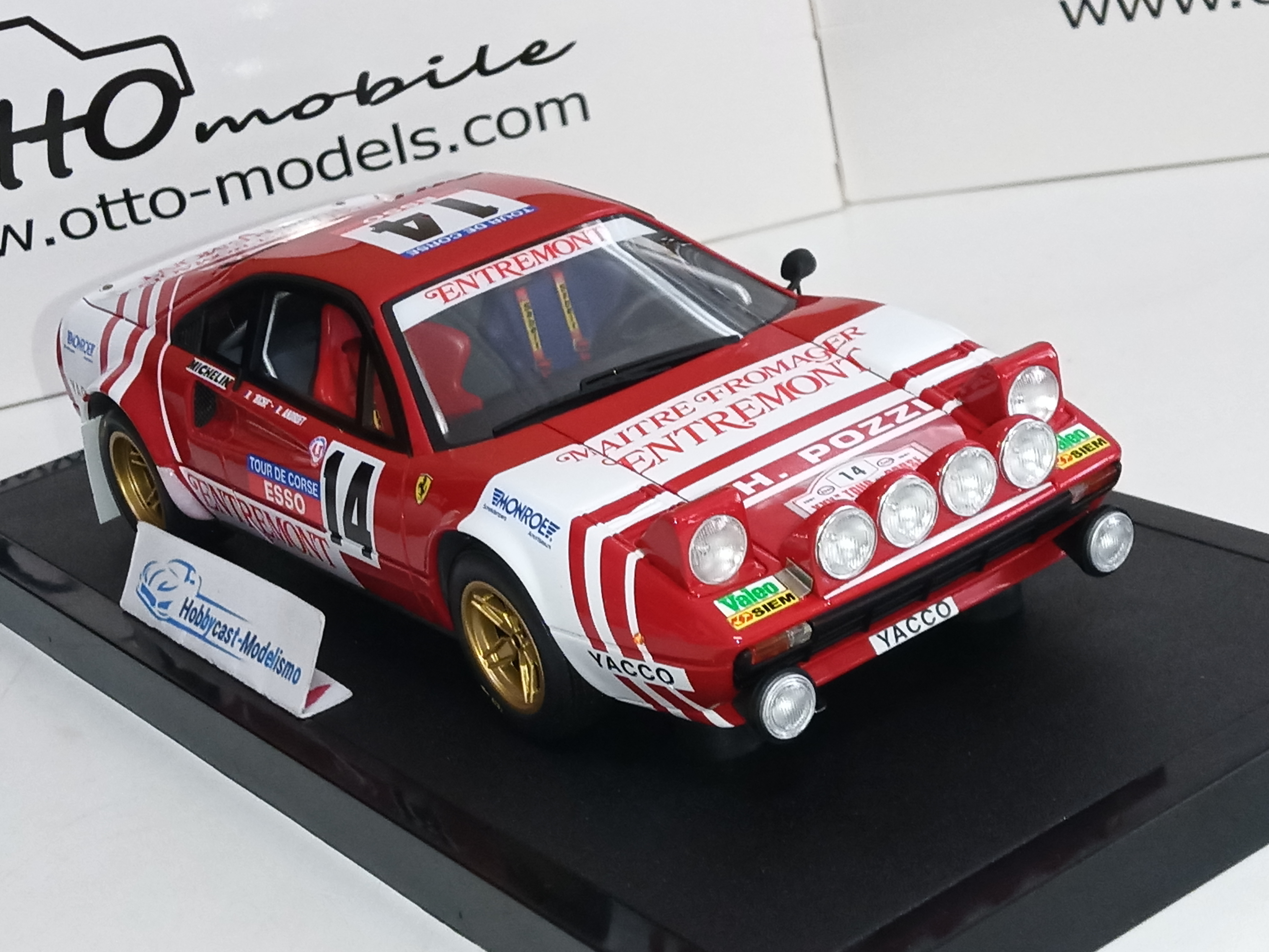 Ferrari 308 GTB Gr.4 Tour de Corse 1981 OT1217 OTTO MOBILE 1:18 Limited Edition 999 pcs - Imagen 13