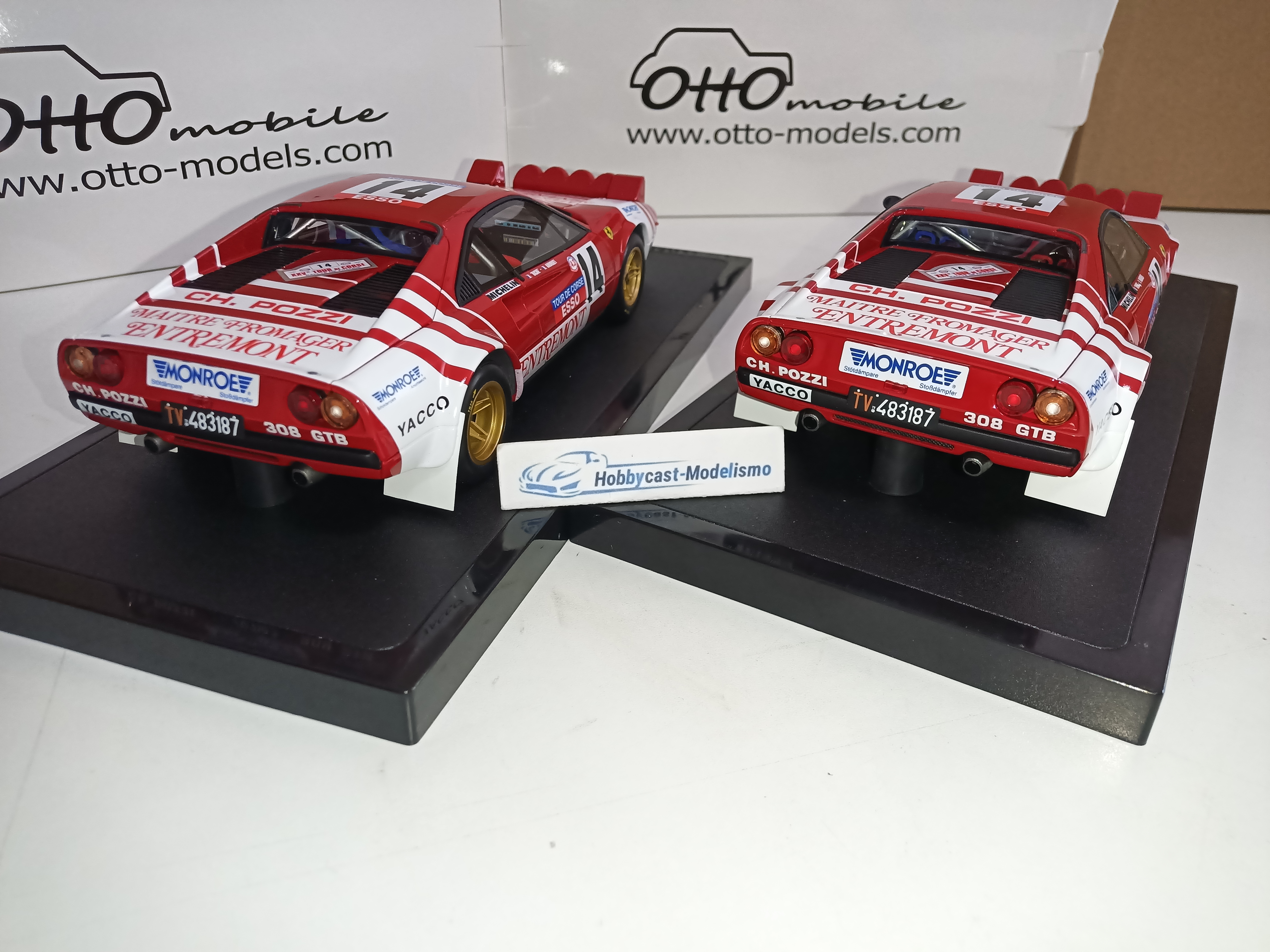 Ferrari 308 GTB Gr.4 Tour de Corse 1981 OT1217 OTTO MOBILE 1:18 Limited Edition 999 pcs - Imagen 11