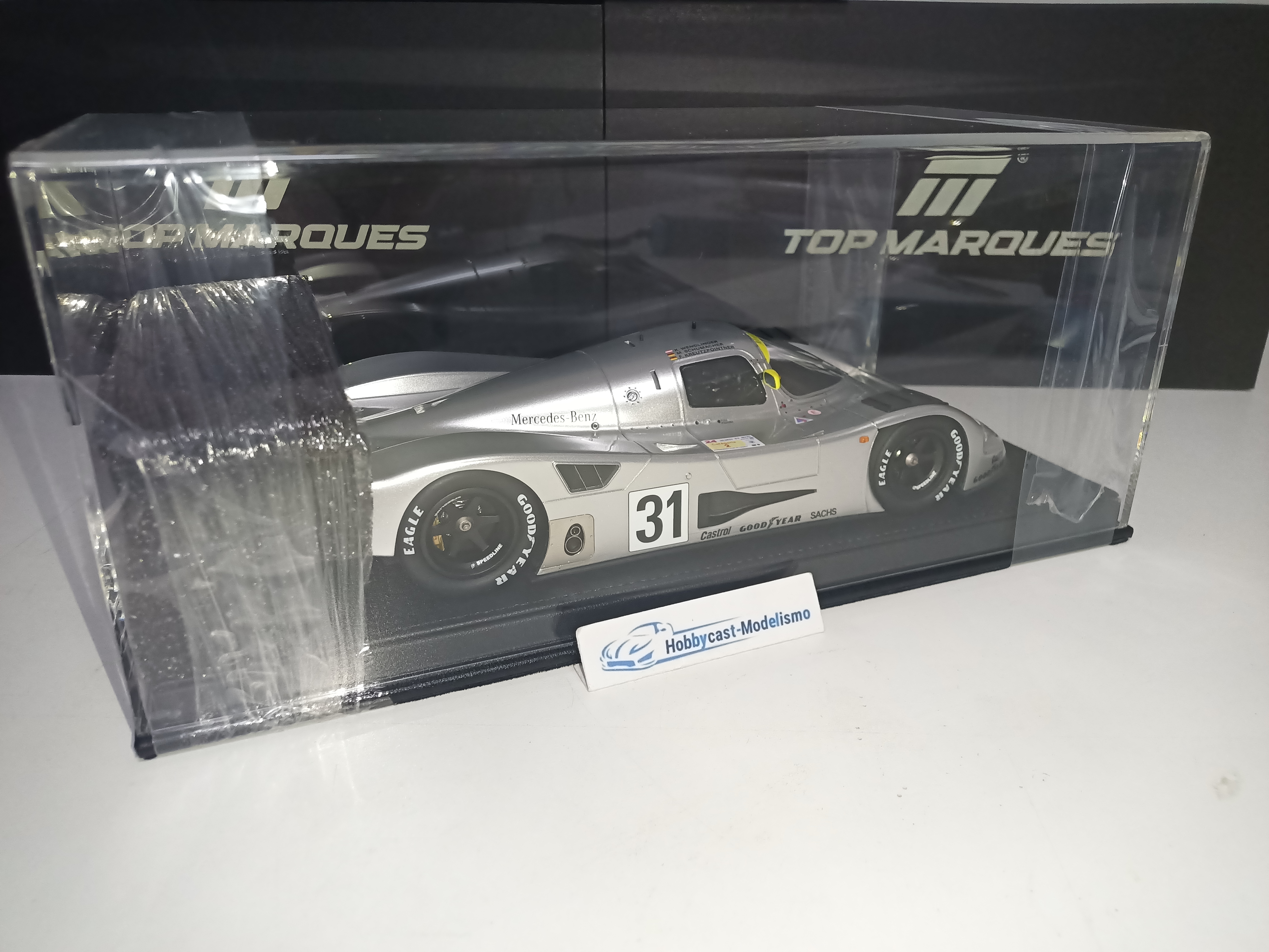 Mercedes Benz C11 C291 Team Sauber #31 Michael Schumacher 5th Place 24h Le Mans 1991 TOP MARQUES TOP150A LIMITED EDITION 500 PCS 1:18 - Imagen 5