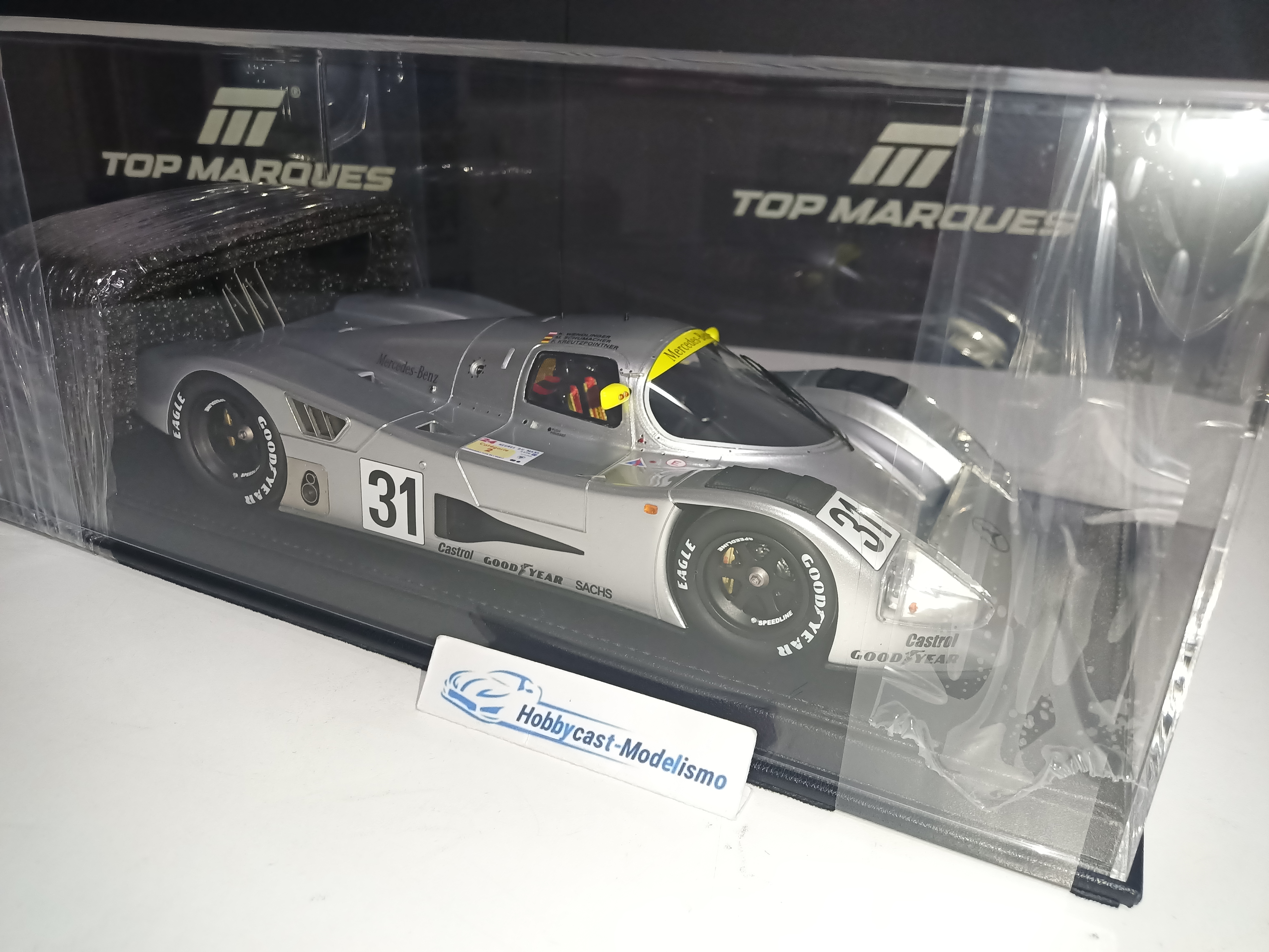 Mercedes Benz C11 C291 Team Sauber #31 Michael Schumacher 5th Place 24h Le Mans 1991 TOP MARQUES TOP150A LIMITED EDITION 500 PCS 1:18 - Imagen 6